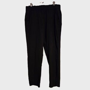 AS-NEW Eddie Bauer Black Trouser Dress Slacks Pants, 30" Waist Women's 10 M